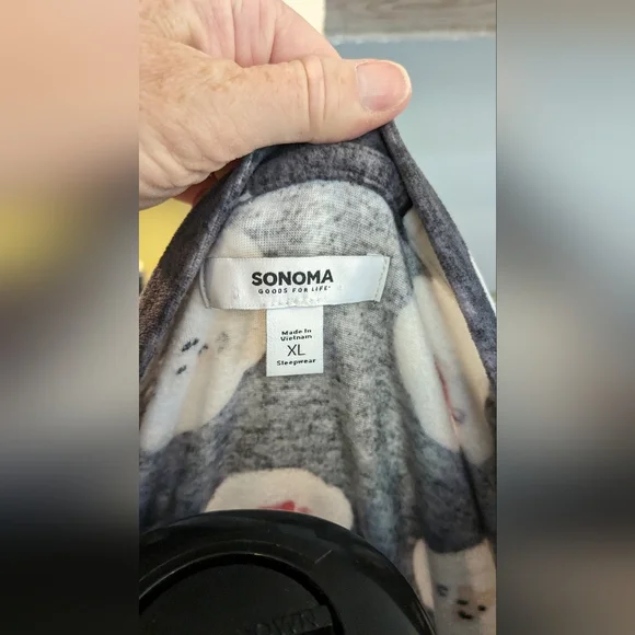 NWOT-Sonoma women's pajamas top and bottom set - Picture 6 of 12